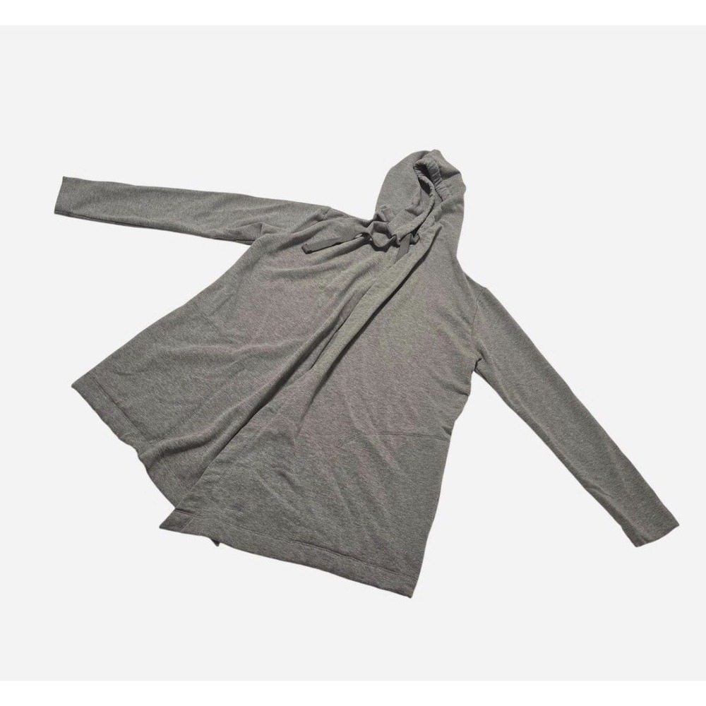 Eddie Bauer Women's Gray Cardigan Hoodie- Petite Small